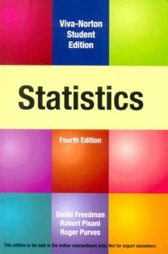 Statistics, 4Th Ed.