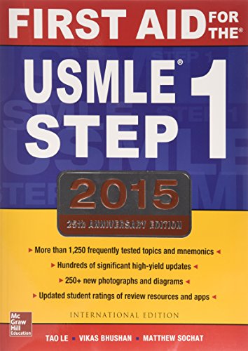 First Aid For The Usmle Step 1, 2015