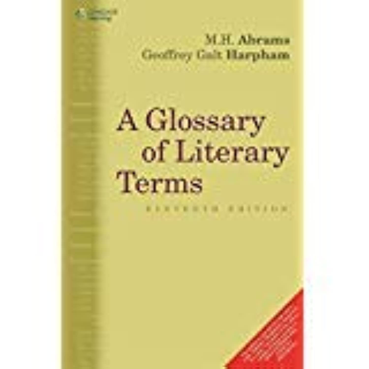 A Glossary Of Literary Terms