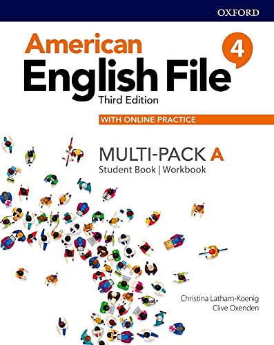 American English File: Level 4: Student Book/Workbook Multi-Pack A With Online Practice