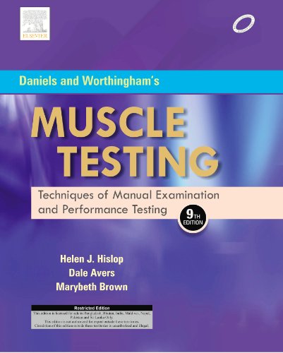 Daniels And Worthingham'S Muscle Testing: Techniques Of Manual Examination, 9Th Ed.