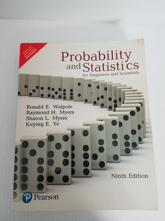 Probability & Statistics For Engineers & Scientists 9E