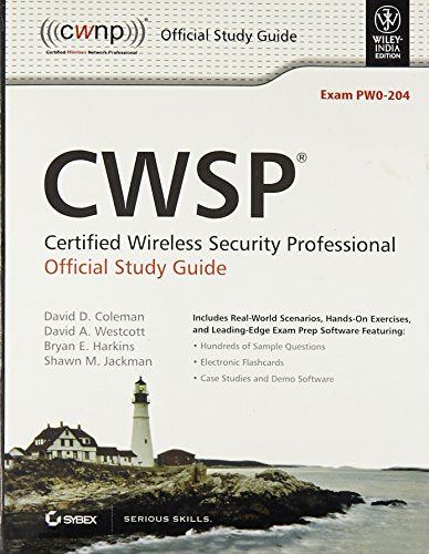 Cwsp Certified Wireless Security Professional Official Study Guide