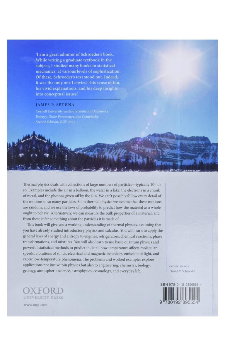 An Introduction To Thermal Physics