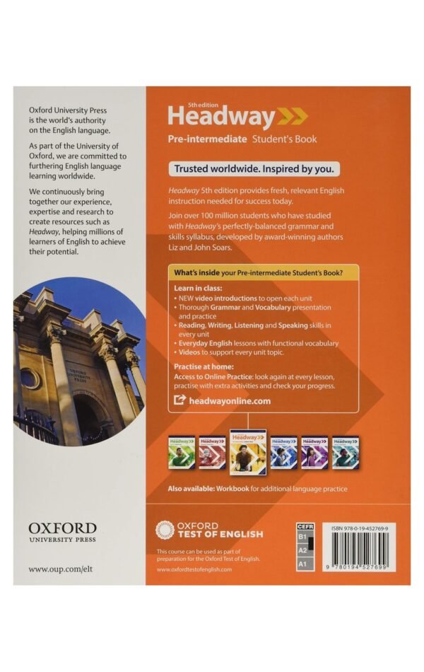 Headway: Pre-Intermediate: Student'S Book With Online Practice