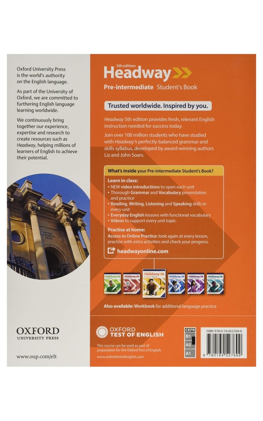 Headway: Pre-Intermediate: Student'S Book With Online Practice