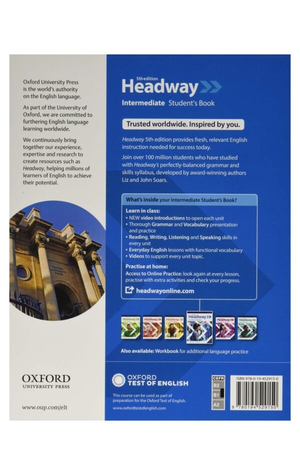 Headway: Intermediate: Student'S Book With Online Practice
