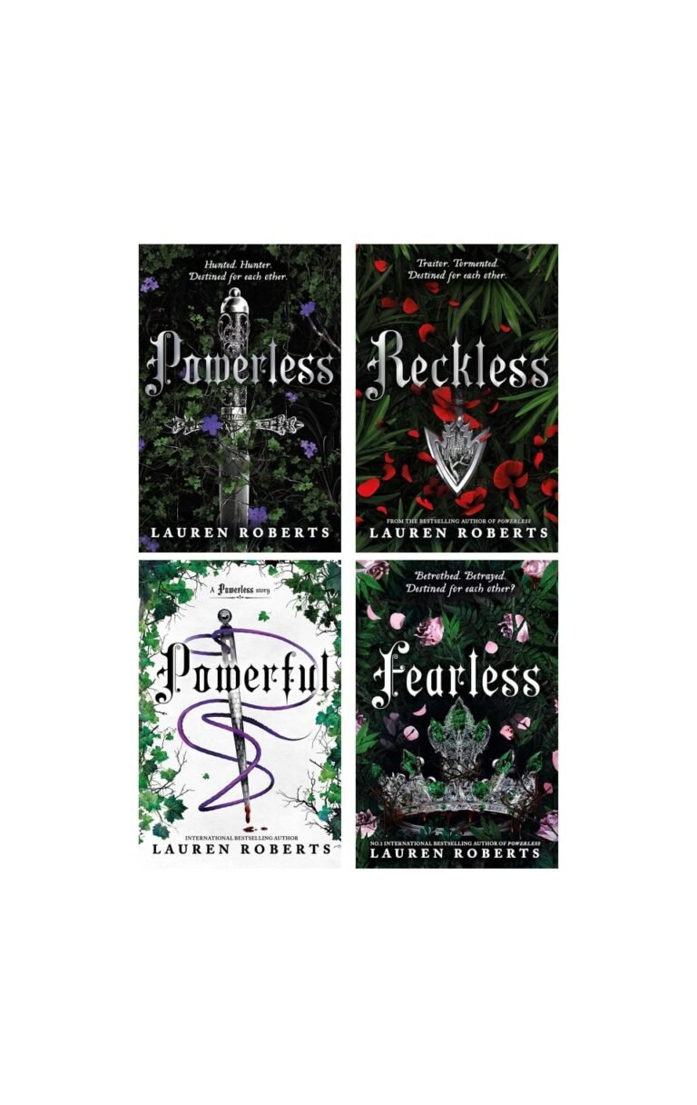 Powerless Trilogy And Powerful 4 Books Collection Set By Lauren Roberts (Powerless, Reckless, Powerful And Fearless)