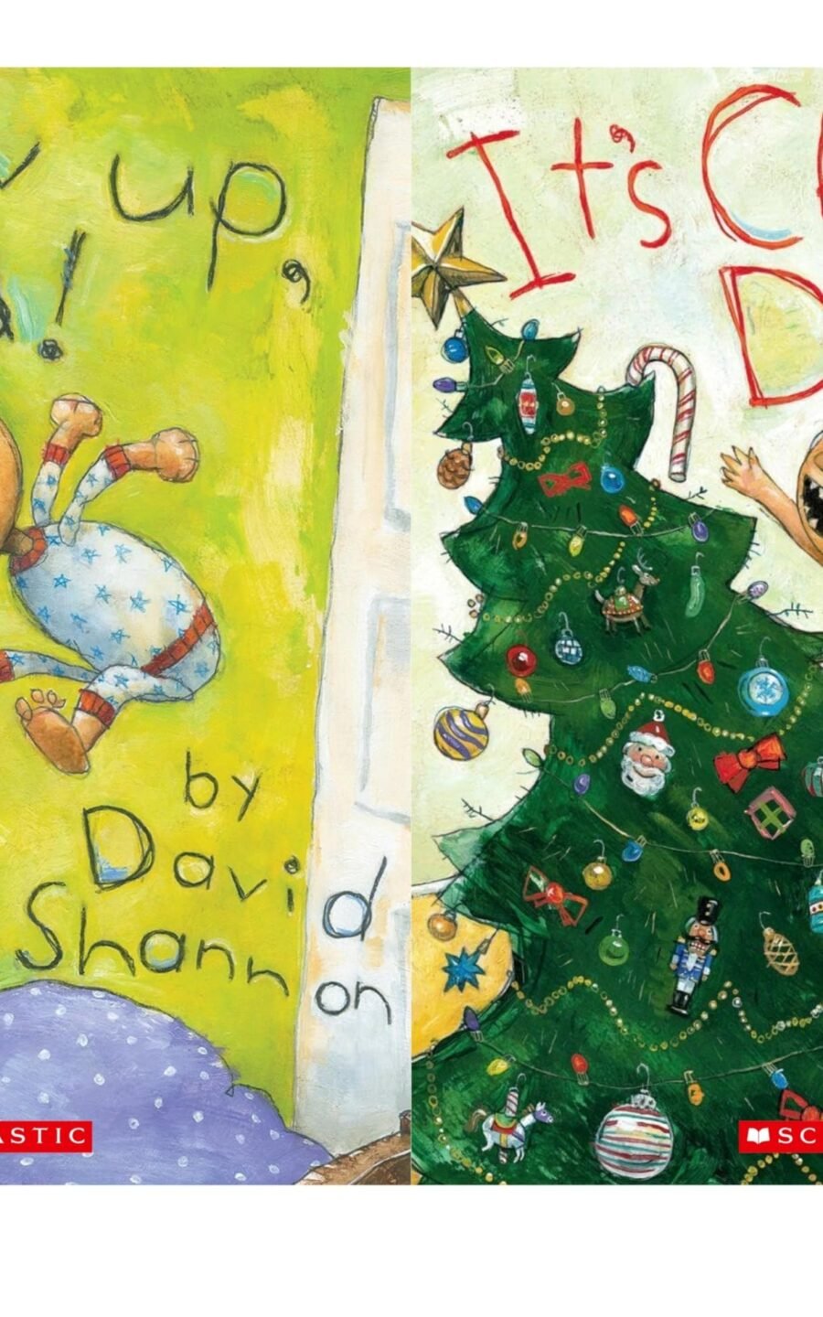 No, David! 6 Book Collection Set (David Gets in Trouble, David Goes to School, No, David!, Grow Up David! , That's Not Funny, David!, It's Christmas, David!) By David Shannon