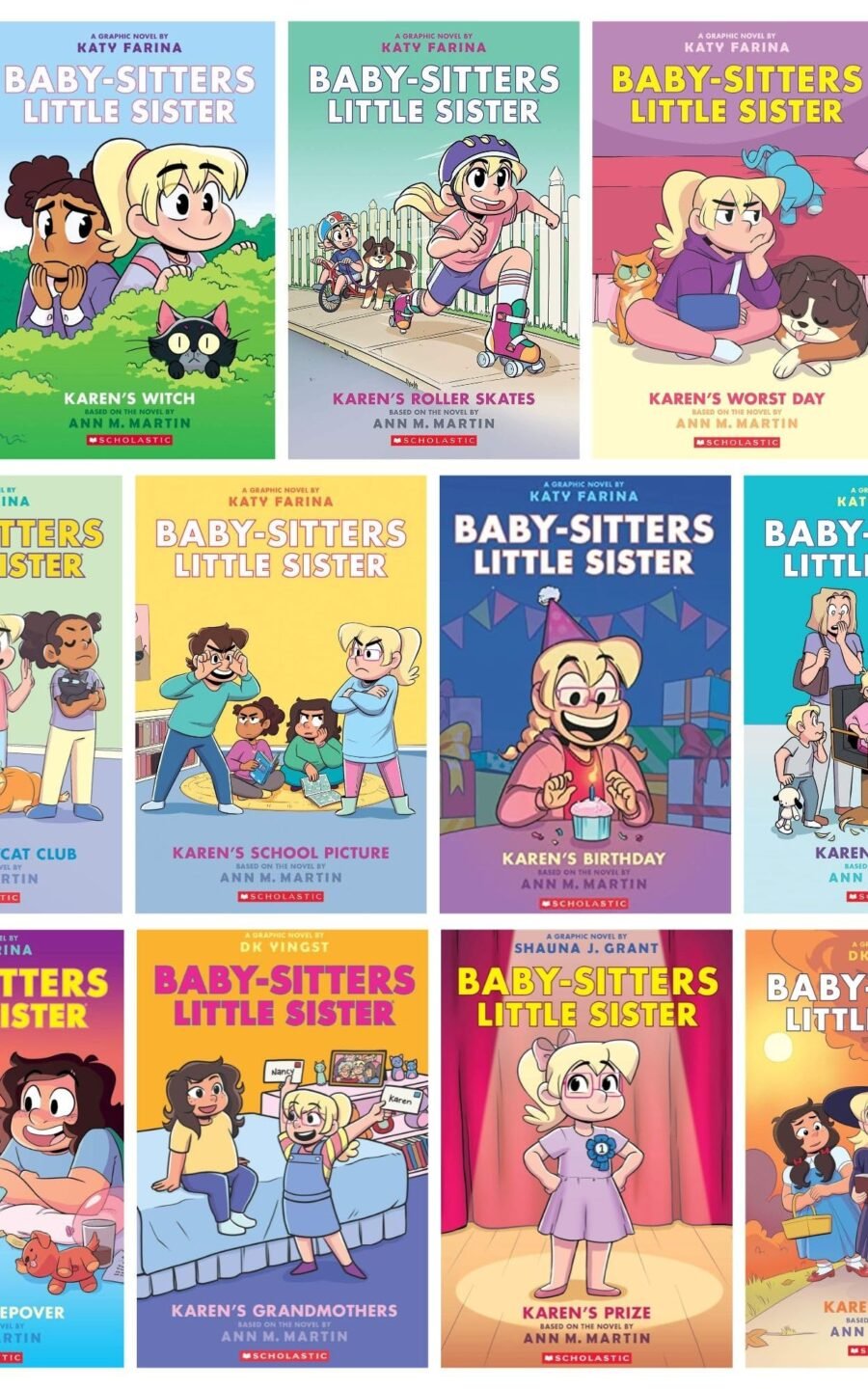 Baby-Sitters Little Sister Graphic Novels Complete 11-Book Set (Graphix Edition)