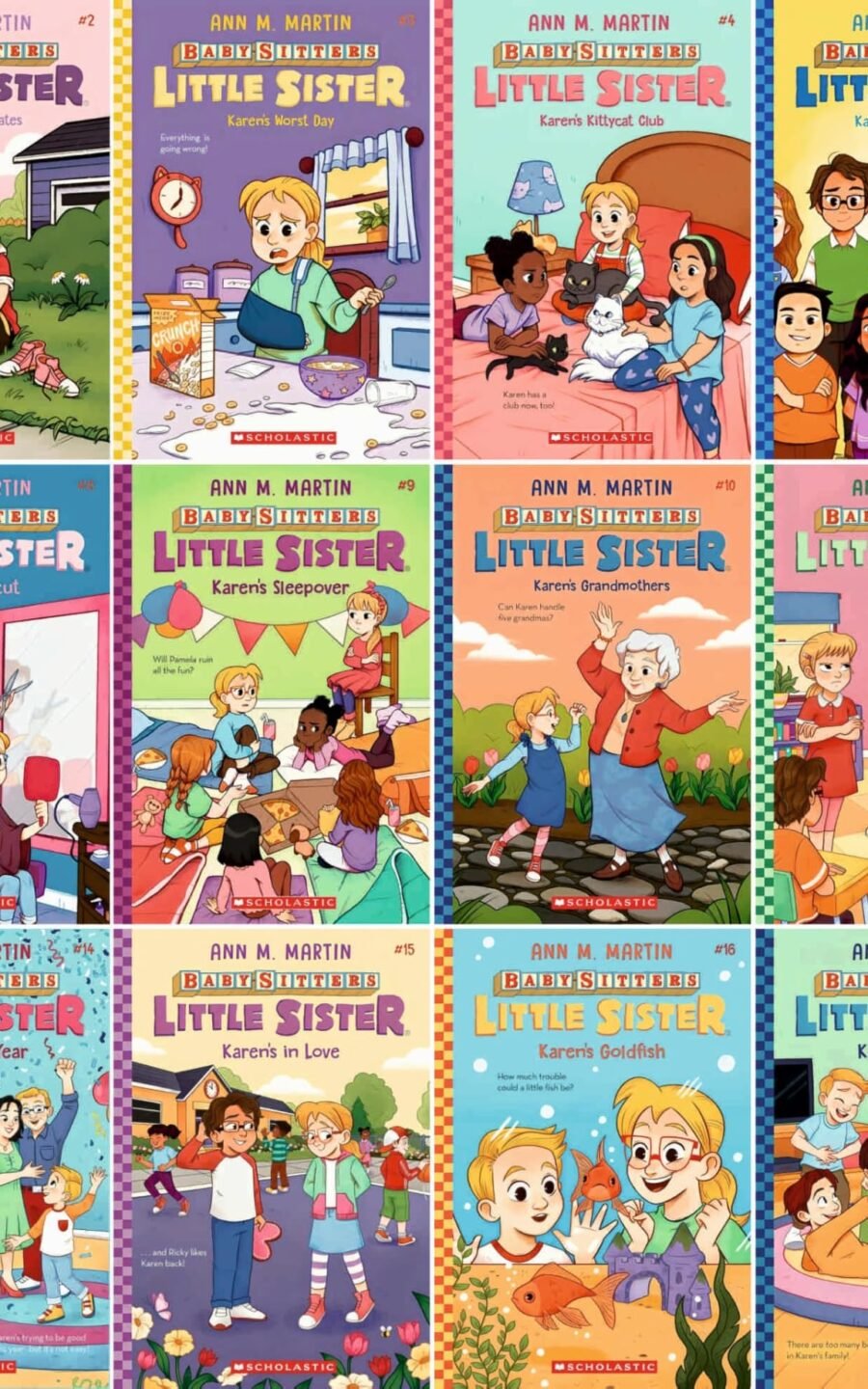 Baby Sitters Little Sister Books Collection Set (Books 1–18) by Ann M. Martin