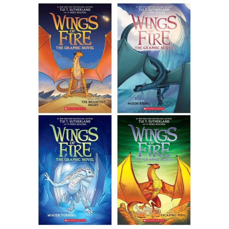 Wings of Fire Graphic Novels Series Collection Set (Graphix Books 5-8)