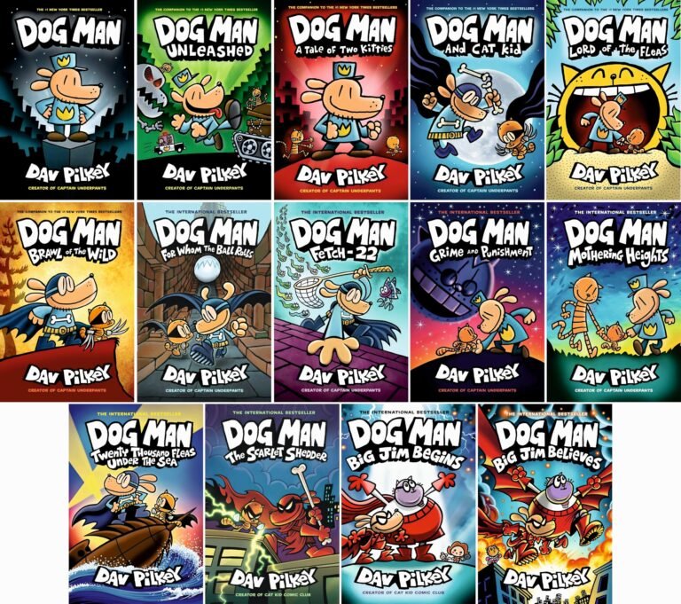 Dog Man Series Complete Collection Set (Books 1–14) by Dav Pilkey