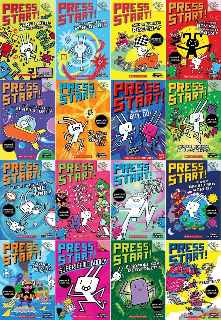 Press Start! Complete Series Set (Books 1-16)
