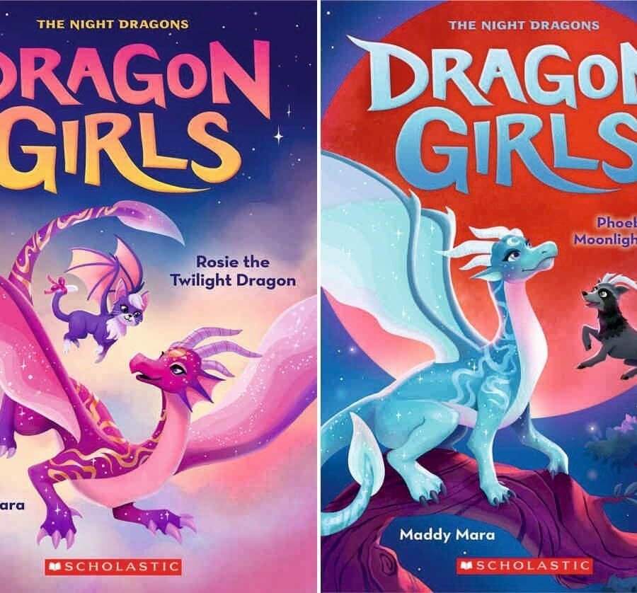 Dragon Girls Books Set (Books 7–18) – 12 Book Collection by Maddy Mara