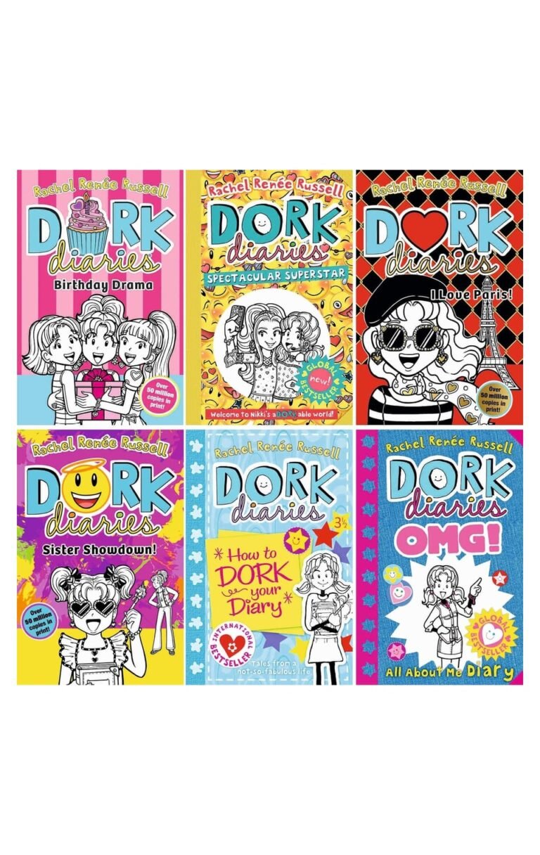 Dork Diaries 6-Book Collection Set – Books 13–16, OMG!, and 3½