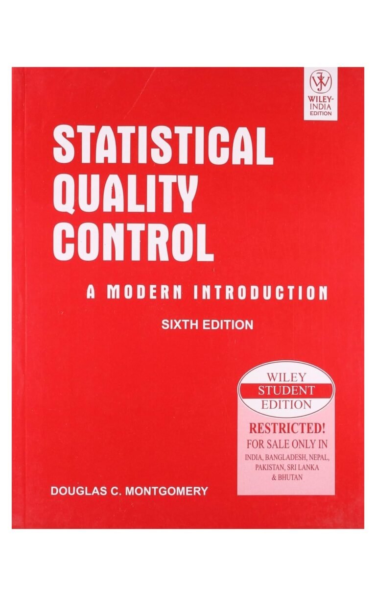 Statistical Quality Control: A Modern Introduction, 6Th Ed.