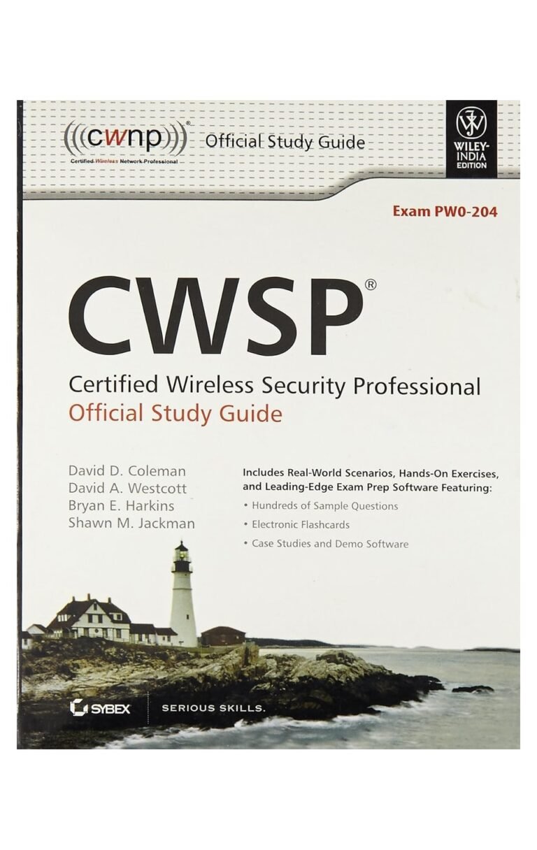 Cwsp Certified Wireless Security Professional Official Study Guide