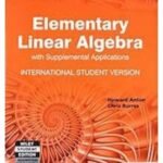 Elementary Linear Algebra With Supplemental Applications, Isv