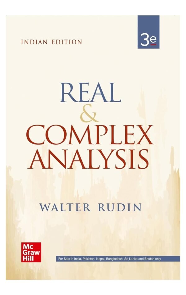 Real And Complex Analysis 3Rd Edition