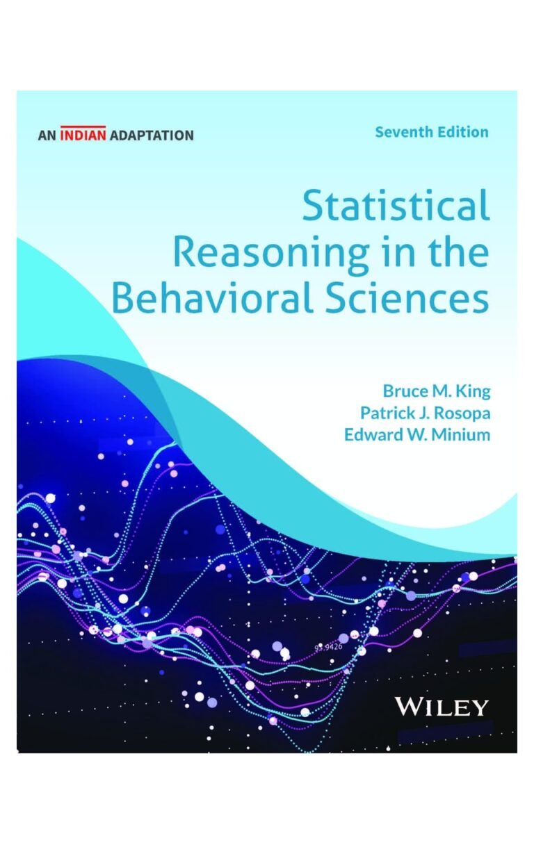 Statistical Reasoning In The Behavioral Sciences, 7Ed