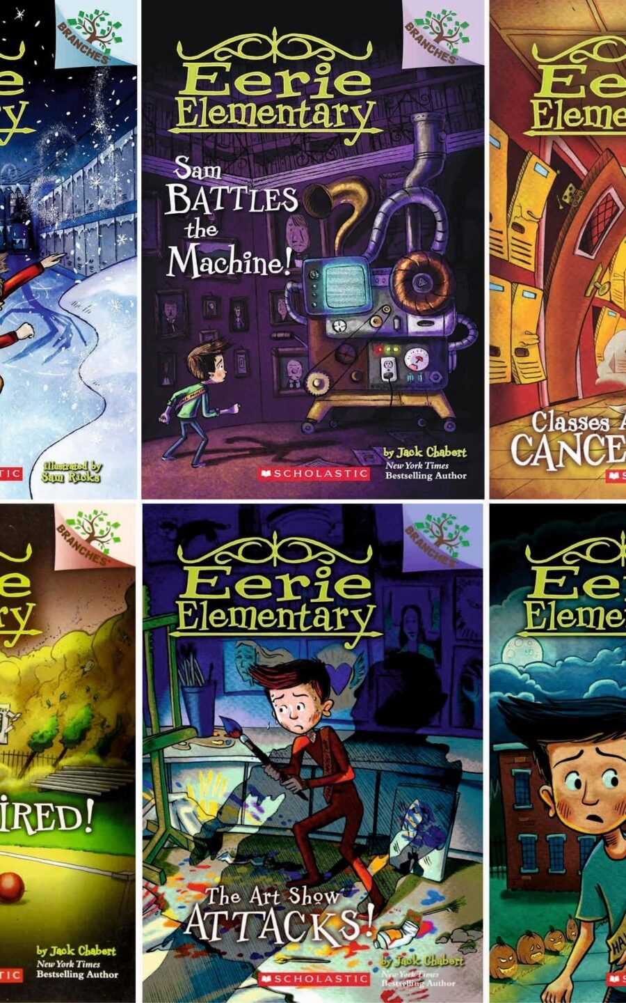 Eerie Elementary Series (5-10) 6 Book Collection set
