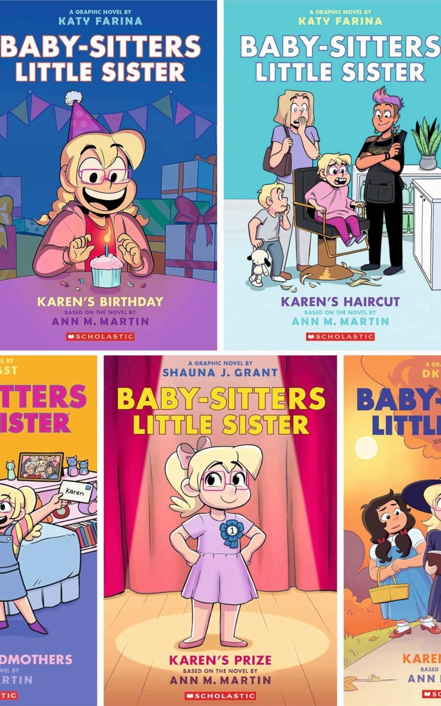The Baby-Sitters Little Sister Graphic Novel 7 Book Set (Books 5–11) by Ann M. Martin
