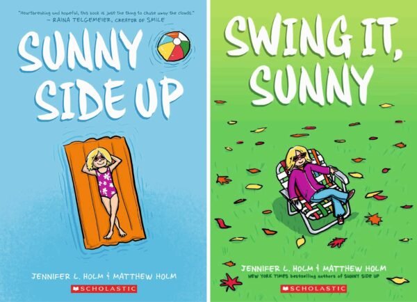Sunny Graphic Novel Series Complete 6 Books Collection Set by Jennifer L. Holm (Sunny Series Collection by Jennifer L. Holm Complete 6-Book Novel Set)