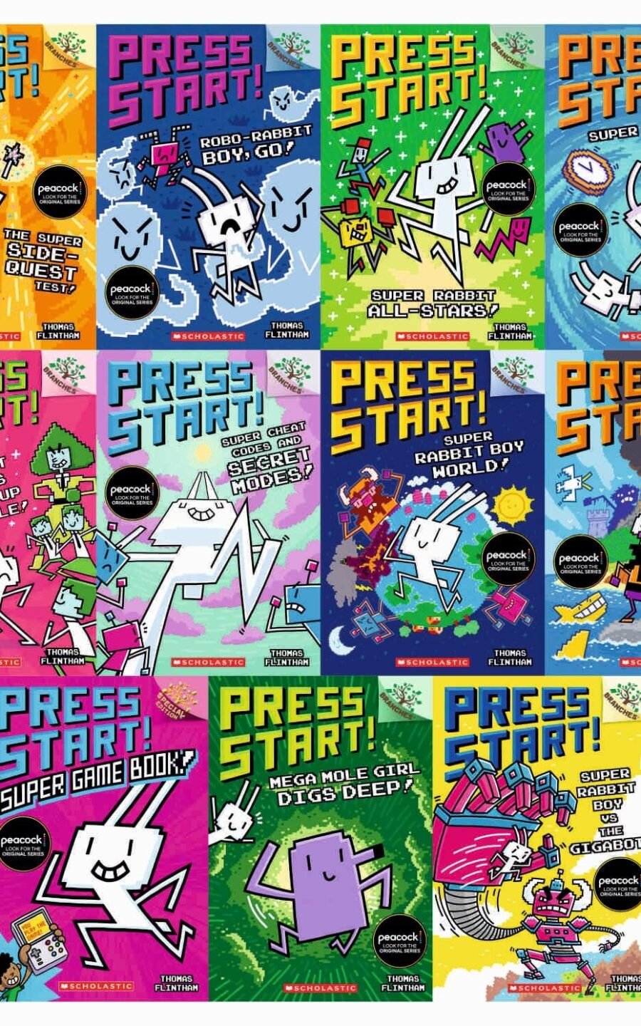 Press Start! Series Set (Books 6-16) – 11 Book Collection Set