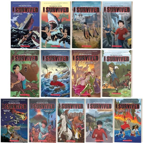 I Survived Series Graphic Novels 1-13 Books Collection Set