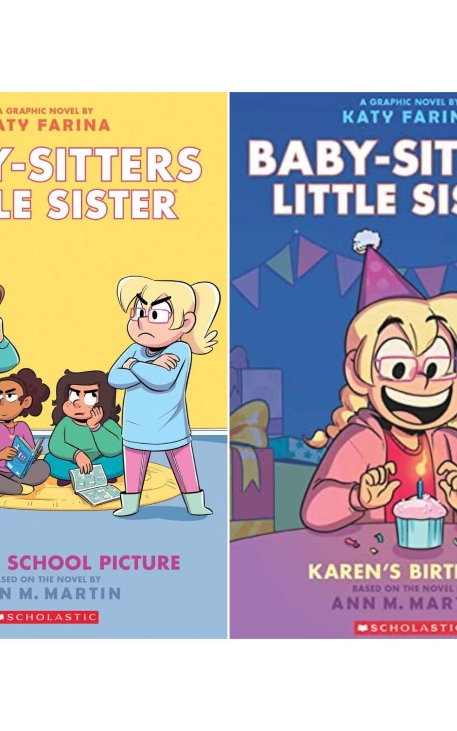 Baby-Sitters Little Sister Graphic Novels 5 -12 Book Set by Ann M. Martin