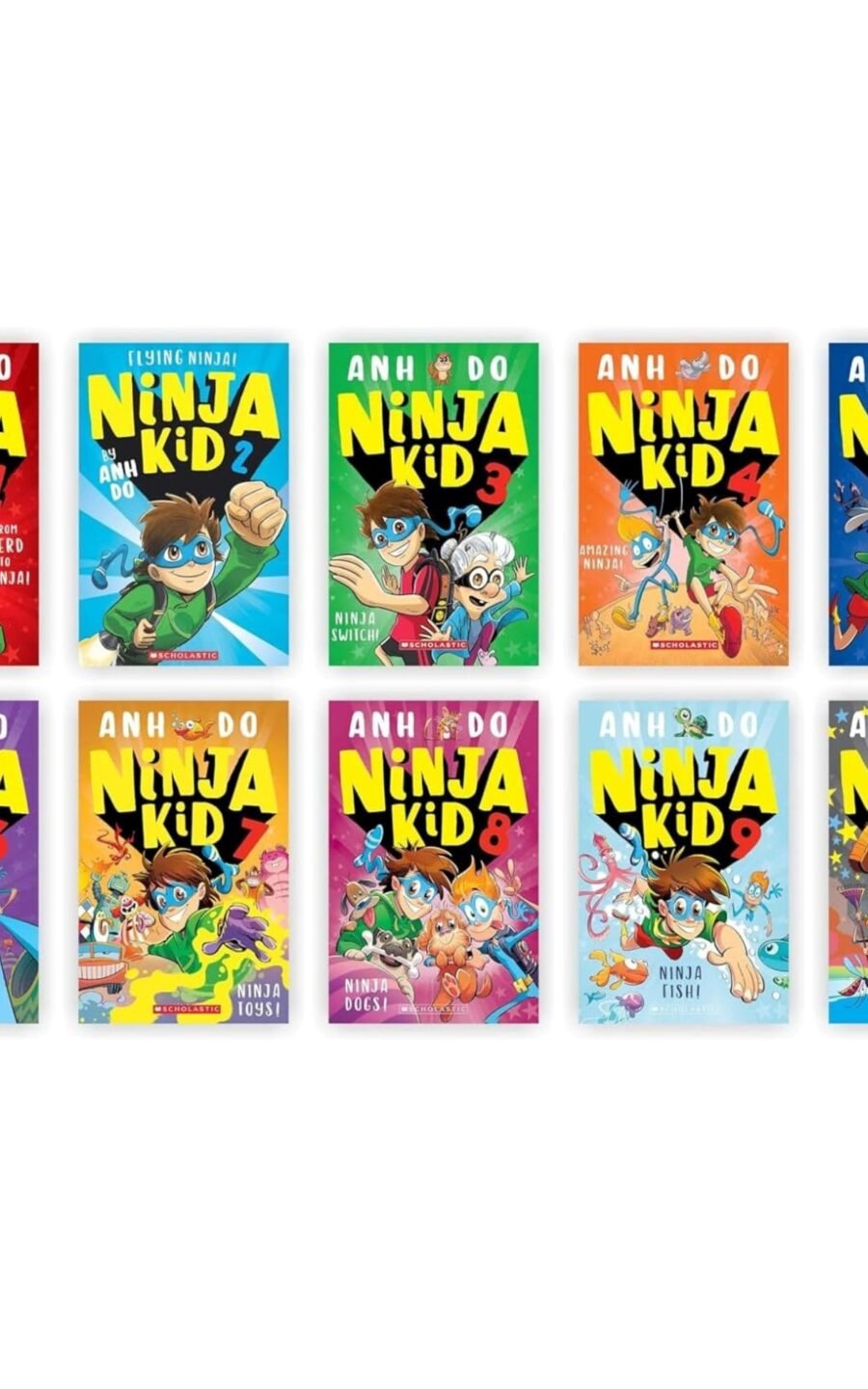 Ninja Kid Books 1-10 by Anh Do
