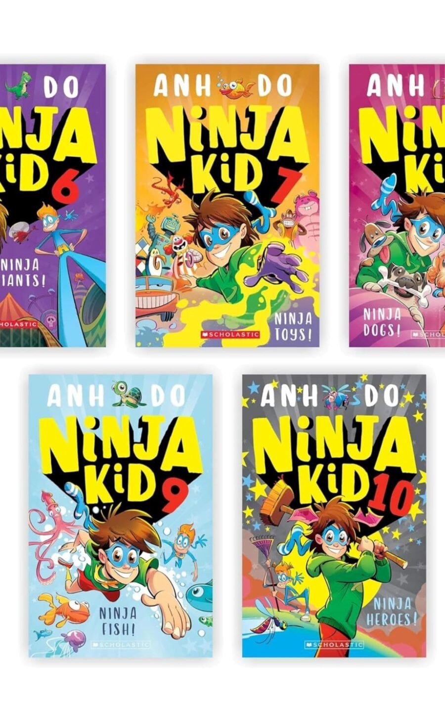 Ninja Kid Books 1-10 by Anh Do