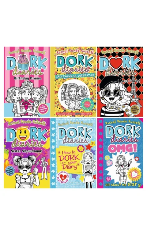 Dork Diaries 6-Book Collection Set – Books 13–16, OMG!, and 3½