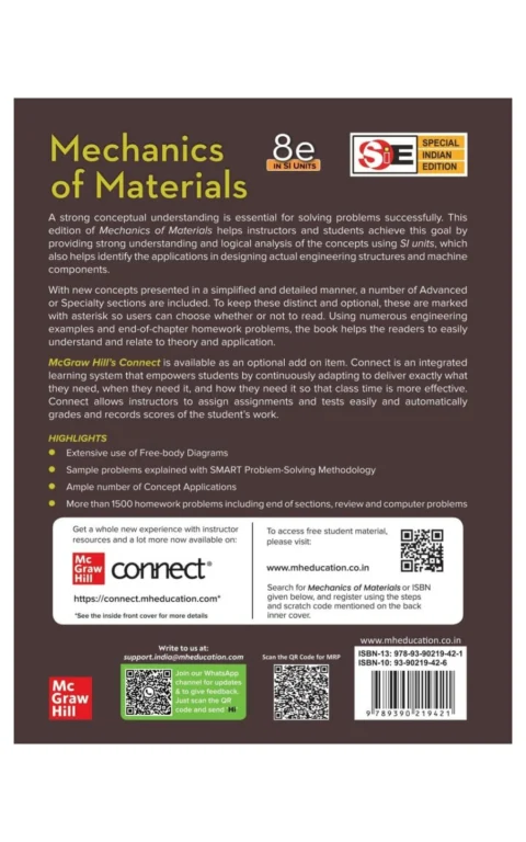 Mechanics Of Materials , 8Th Ed