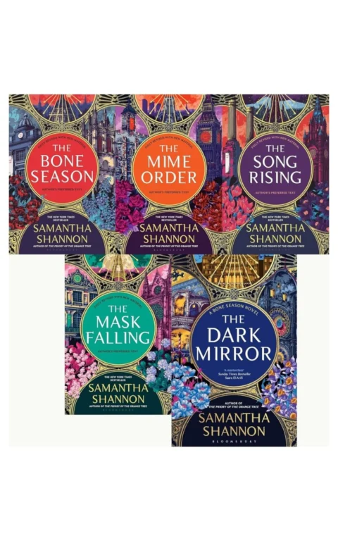 The Bone Season 5 Books Set Bone Season,Mime Order,Song Rising,Mask Falling,Dark Mirror	