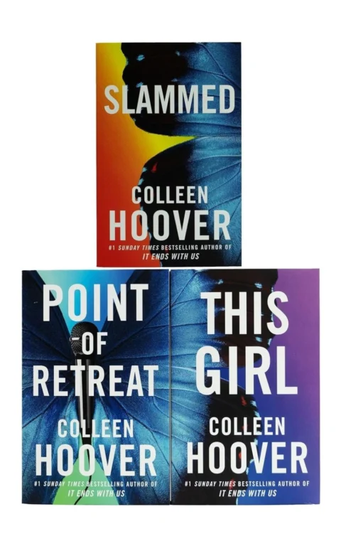 Colleen Hoover Slammed Series 3 Books Collection Set (Slammed, Point Of Retreat & This Girl)