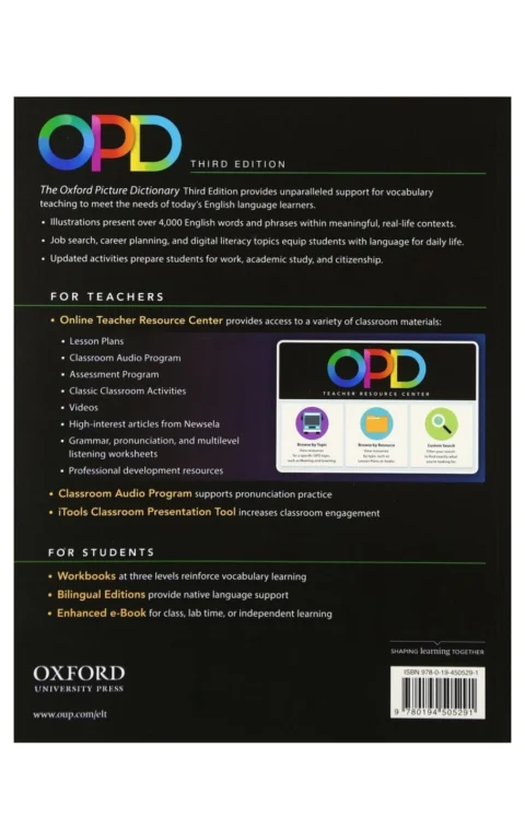 Oxford Picture Dictionary: Monolingual