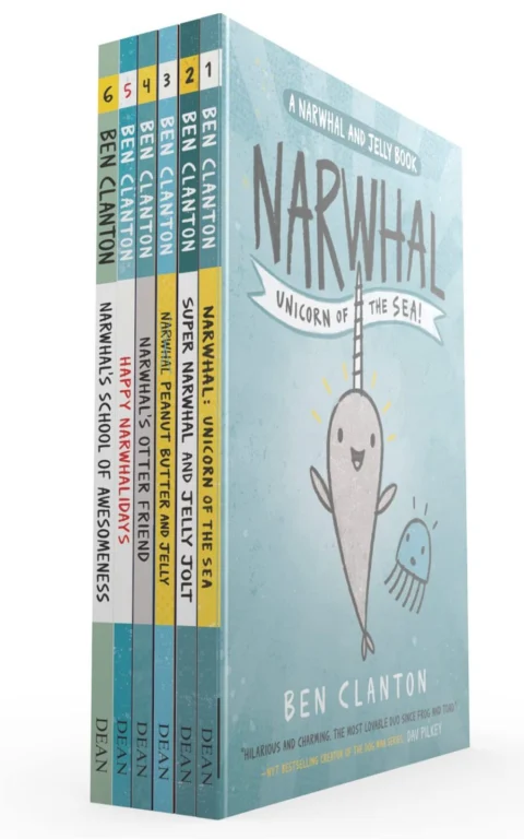 NARWHAL AND JELLY 6-BOOK SHRINKWRAP...