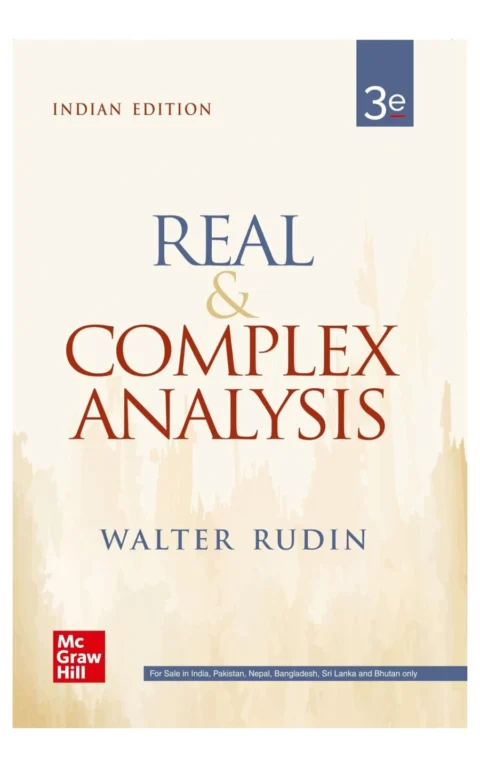Real And Complex Analysis 3Rd Edition