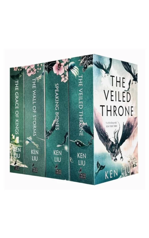 The Dandelion Dynasty 4 Books Collection Set By Ken Liu (The Grace Of Kings, The Wall Of Storms, The Veiled Throne & Speaking Bones)