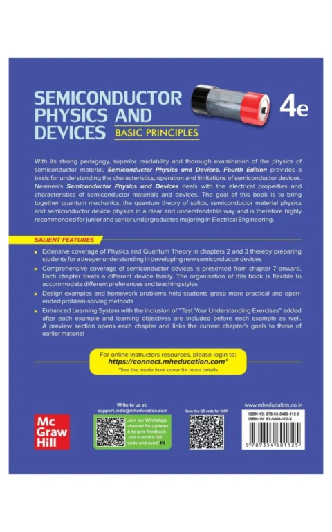 Semiconductor Physics And Devices- Basic Principles